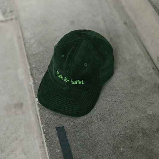 rRebel Cord Cap Green - rRebel Coffee Works NO