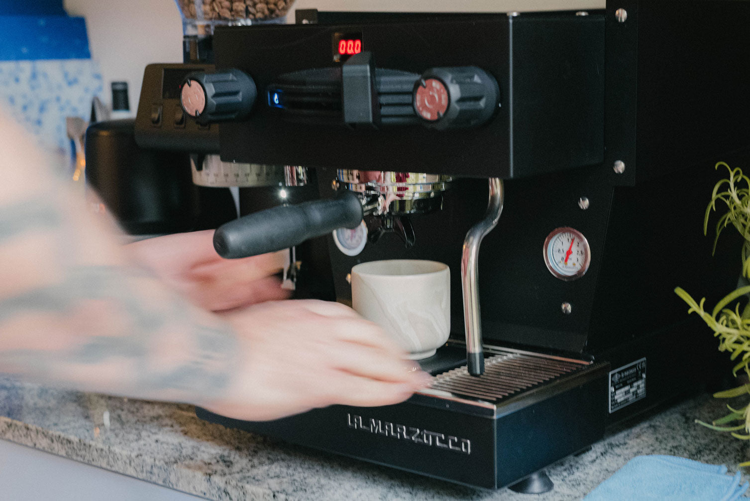 Espressobrygging på Linea Mini R