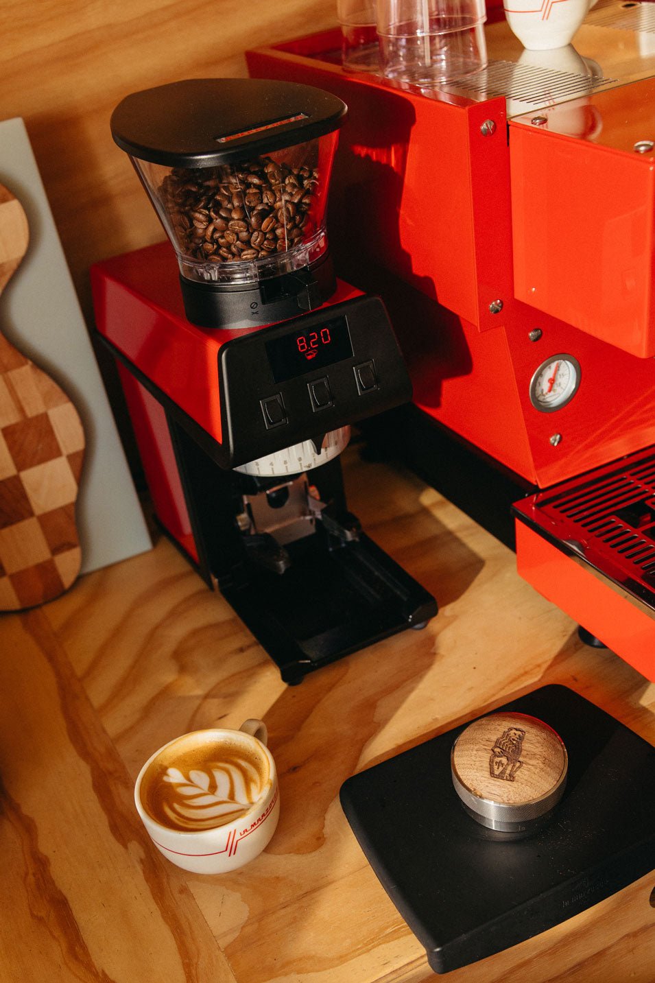 La Marzocco Pico Espresso Grinder Red – rRebel Norge