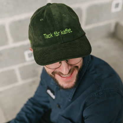rRebel Cord Cap Green - rRebel Coffee Works NO