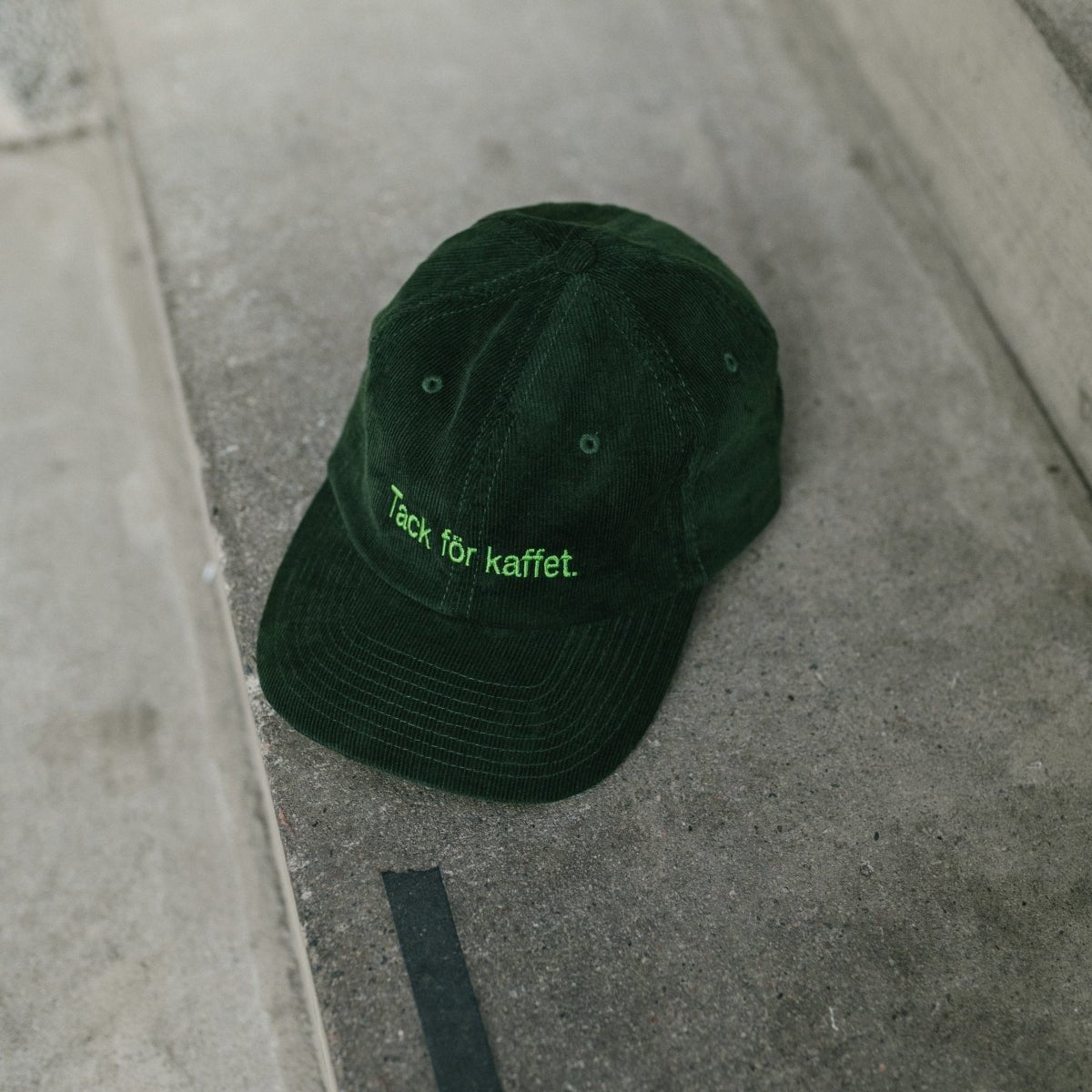 rRebel Cord Cap Green - rRebel Coffee Works NO