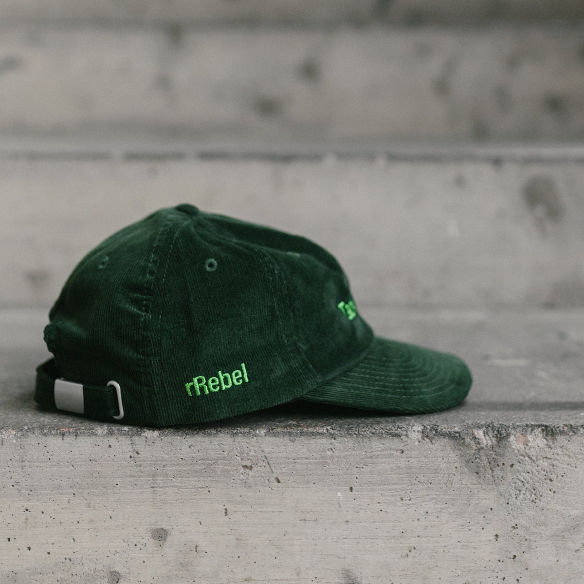 rRebel Cord Cap Green - rRebel Coffee Works NO