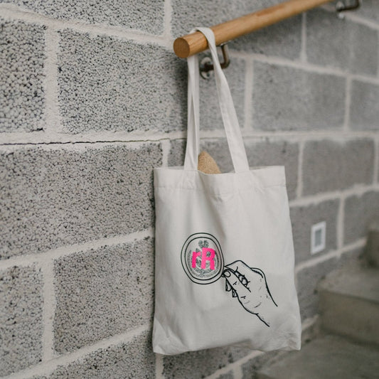 rRebel Tote bag m. hand - rRebel Coffee Works NO