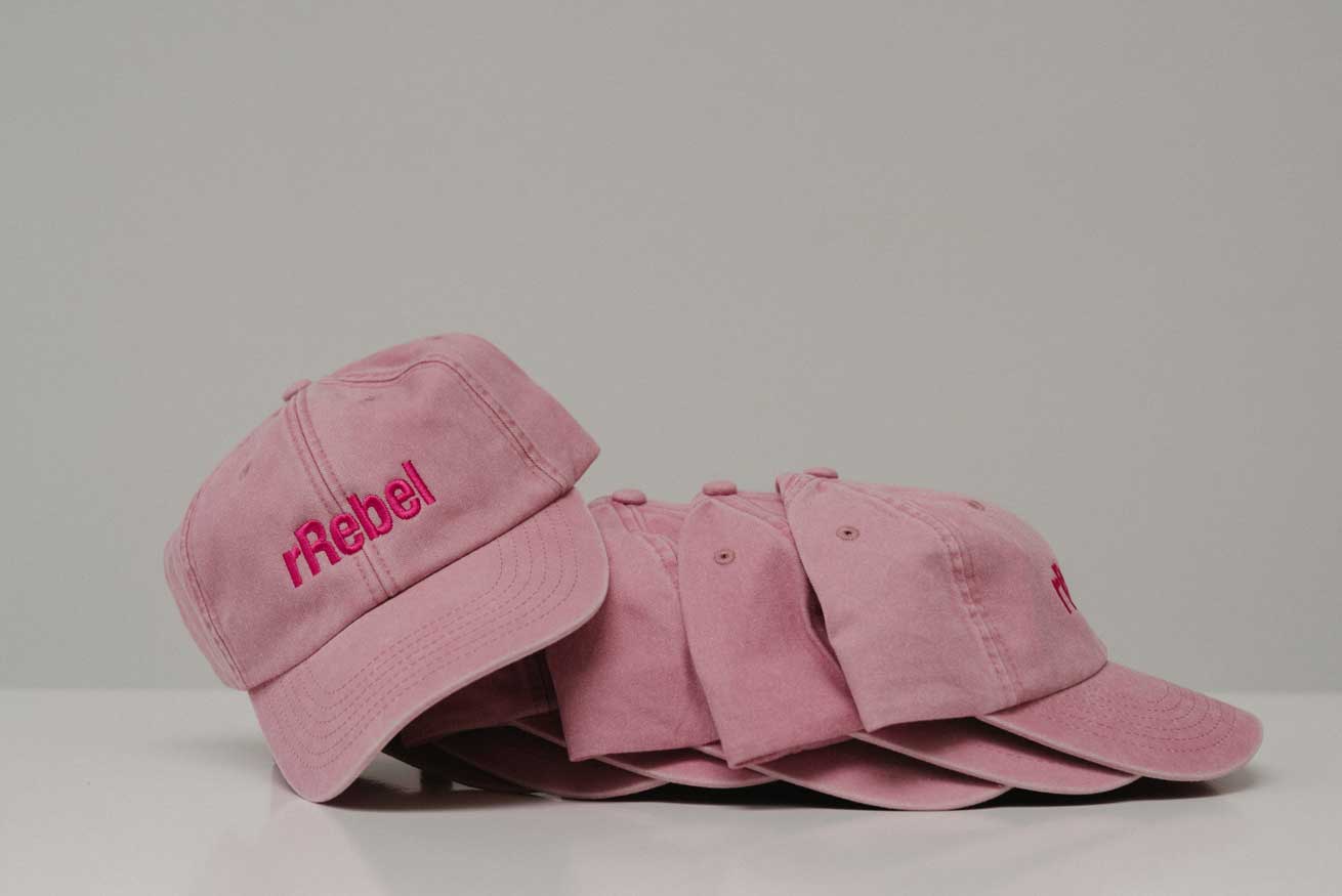 rRebel Vintage Cap Dusky Pink - rRebel Norge